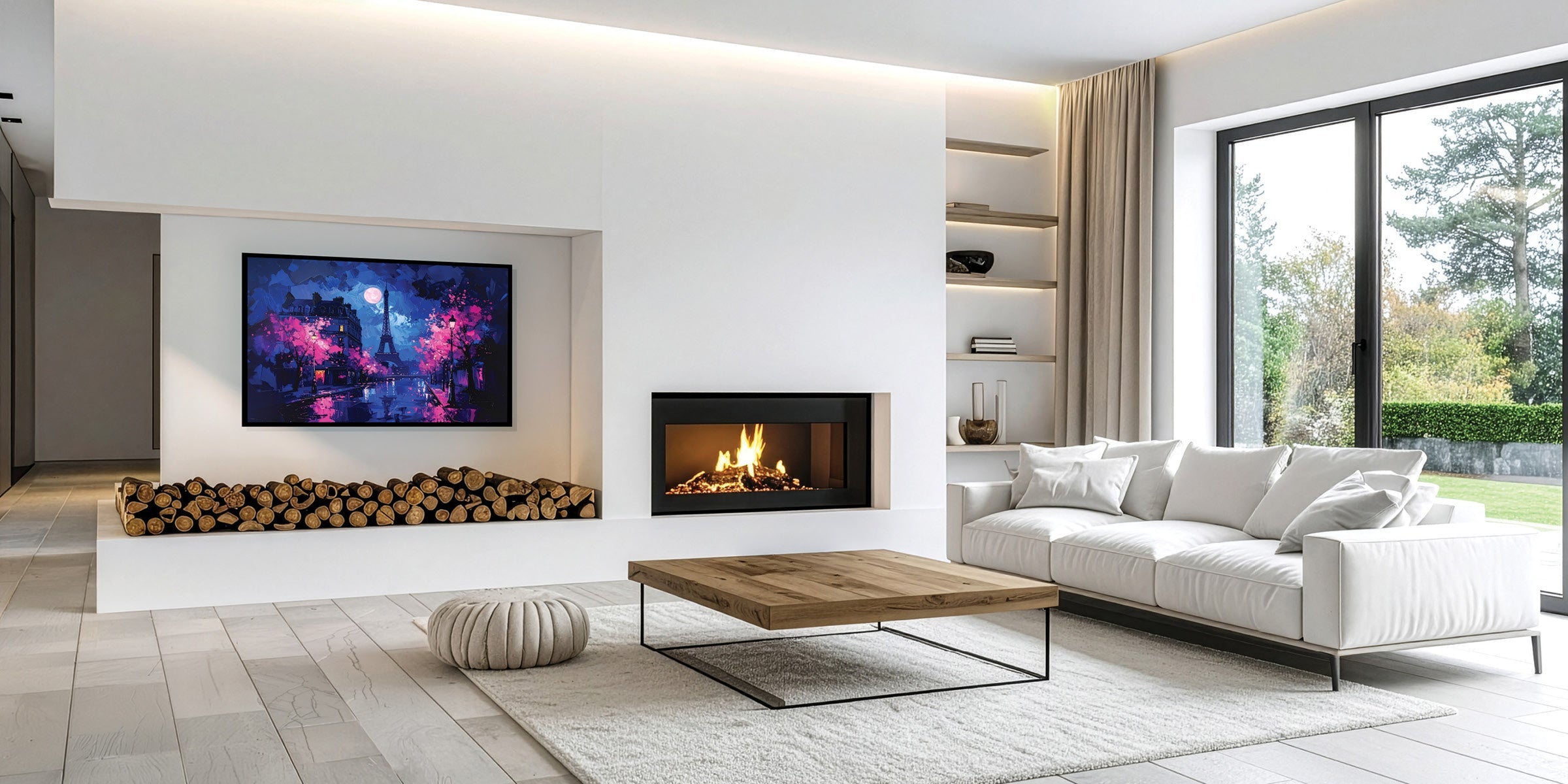 Why Large Framed Prints on White Walls Make the Biggest Statement In Any Room