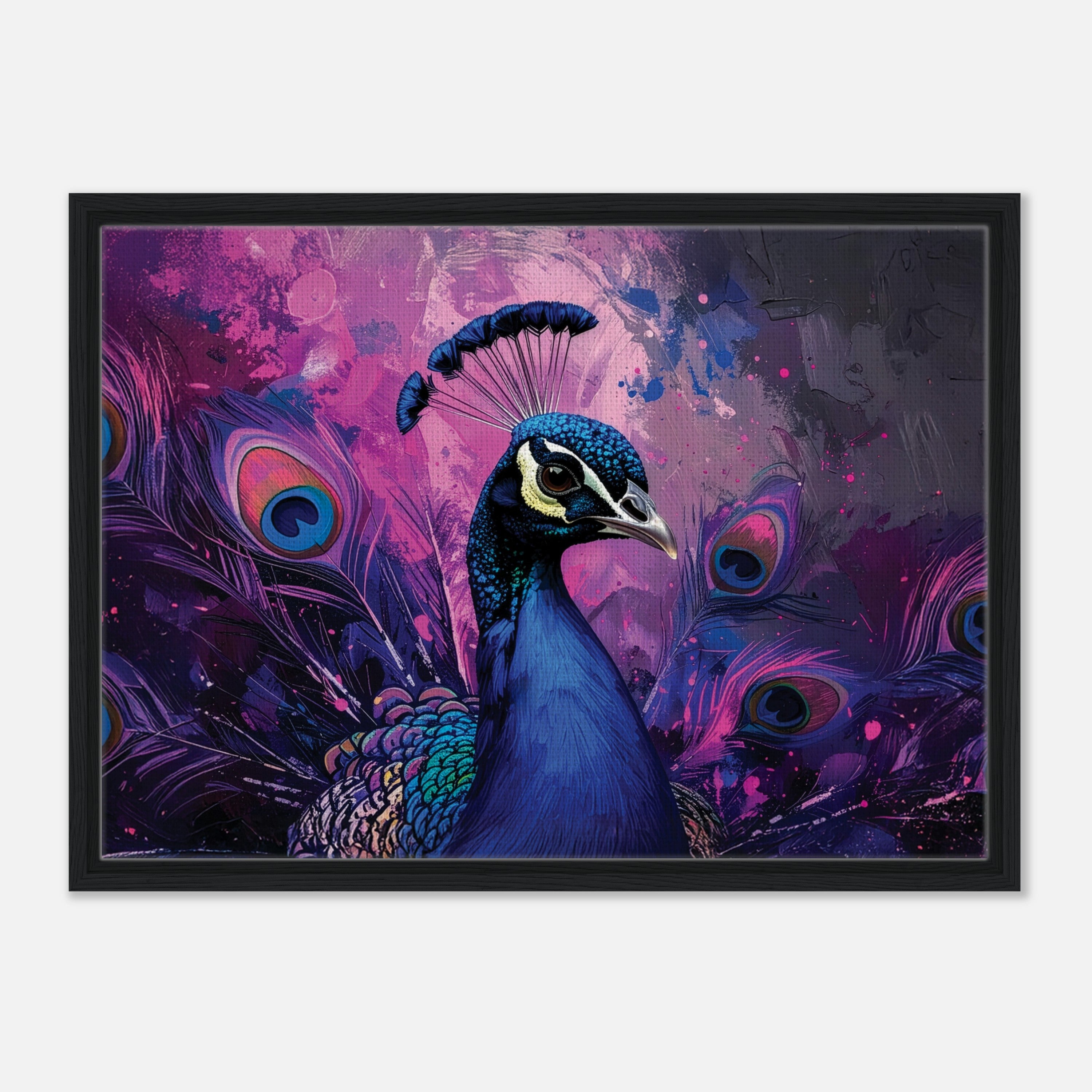 Framed Pierre Peacock Canvas Print