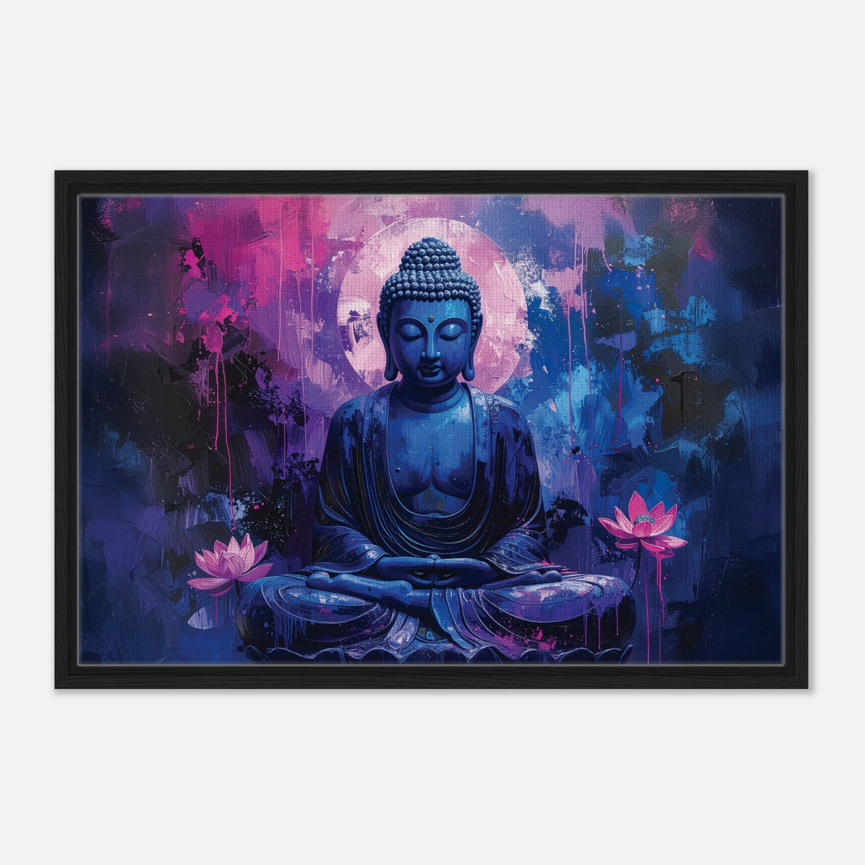 Framed Buddha Canvas Print