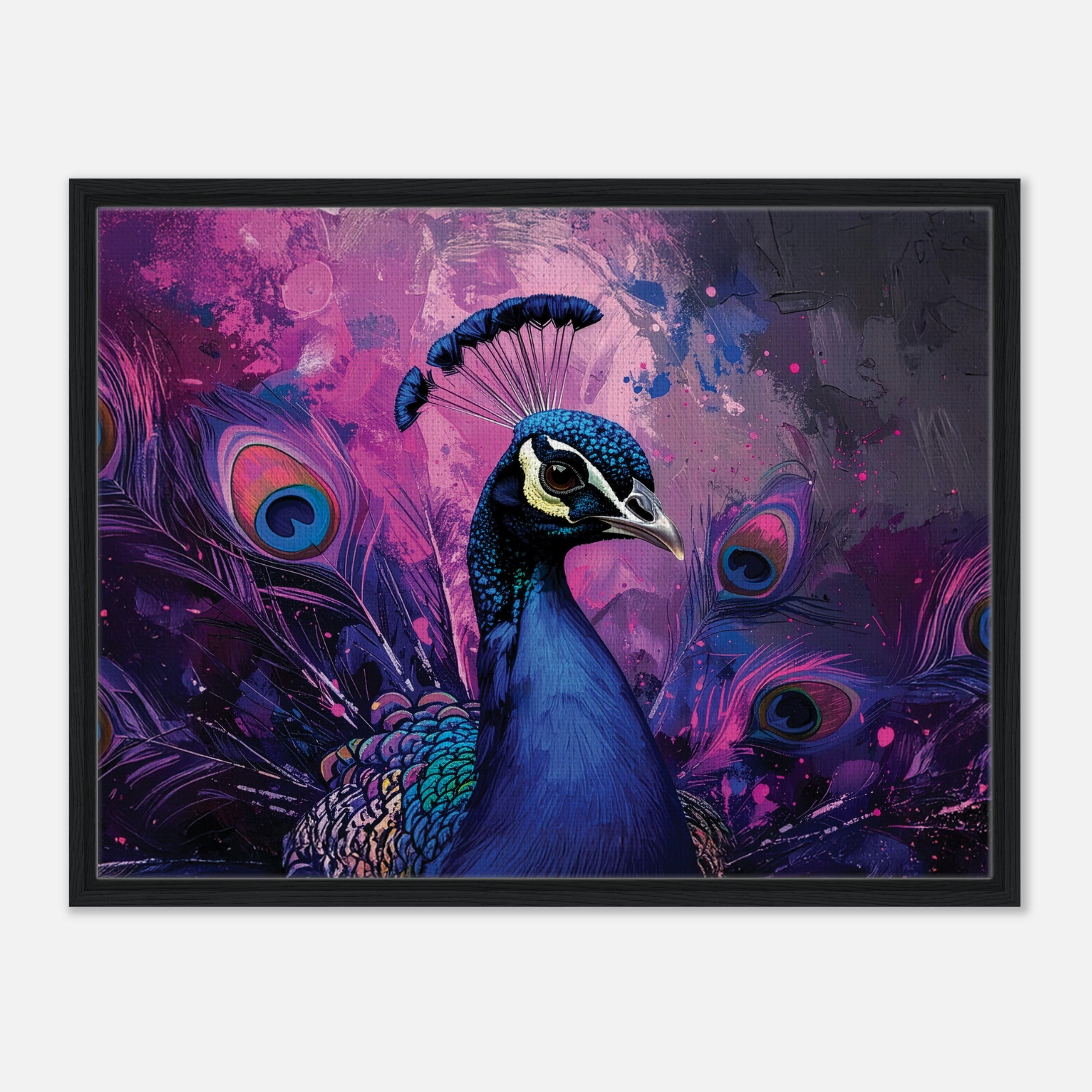 Framed Pierre Peacock Canvas Print