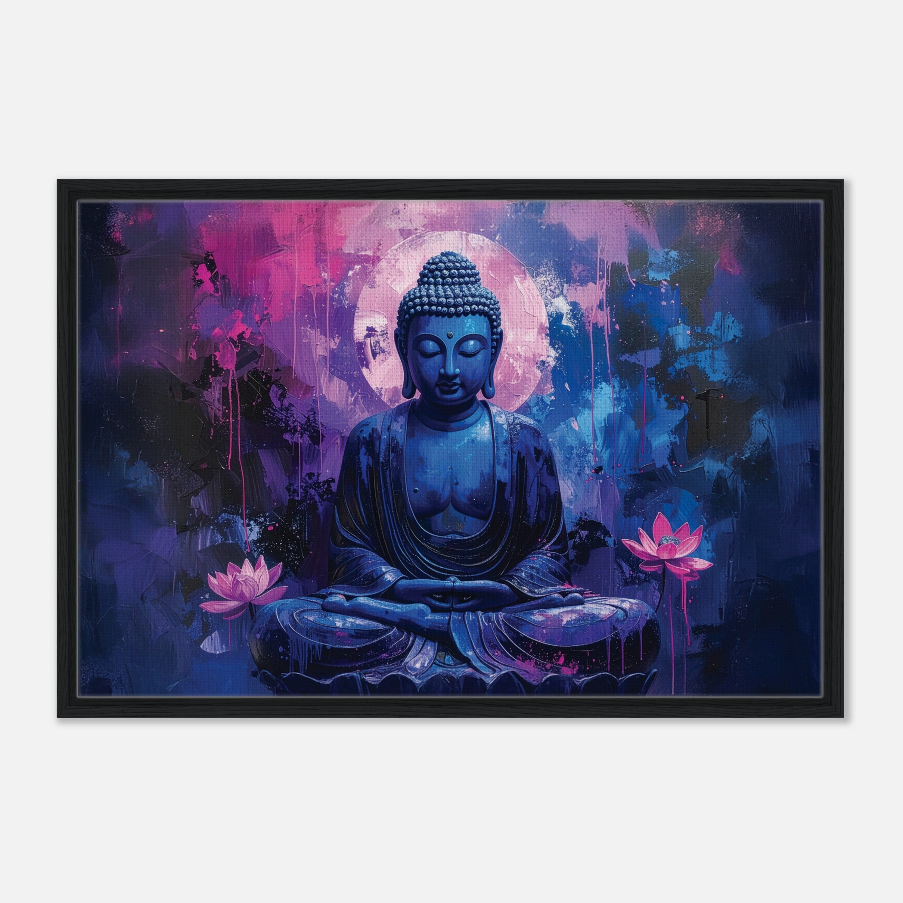 Framed Buddha Canvas Print