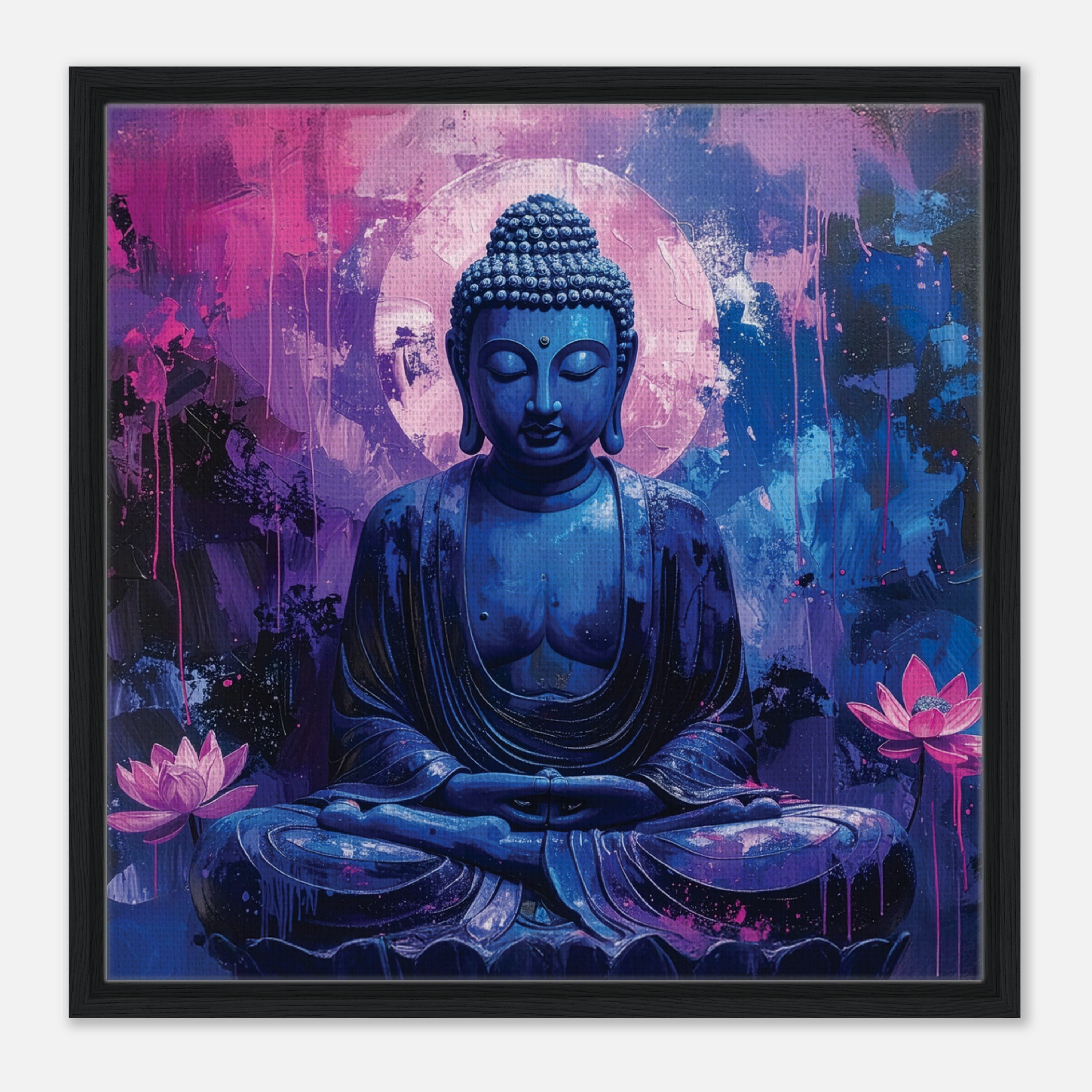 Framed Buddha Canvas Print