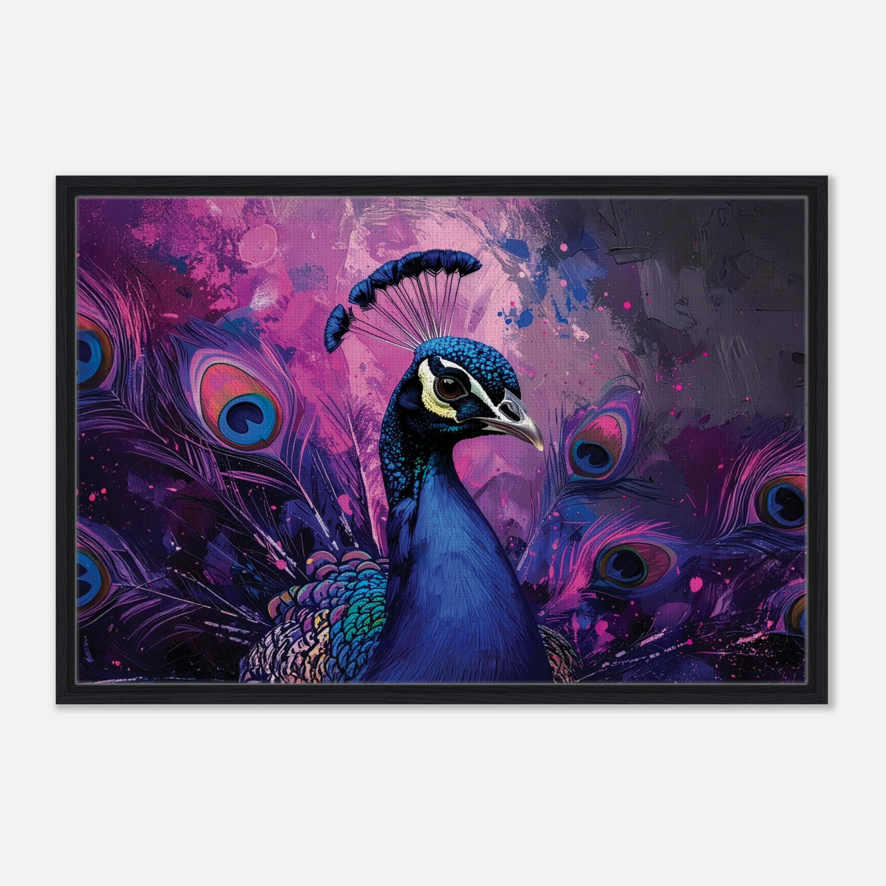 Framed Pierre Peacock Canvas Print