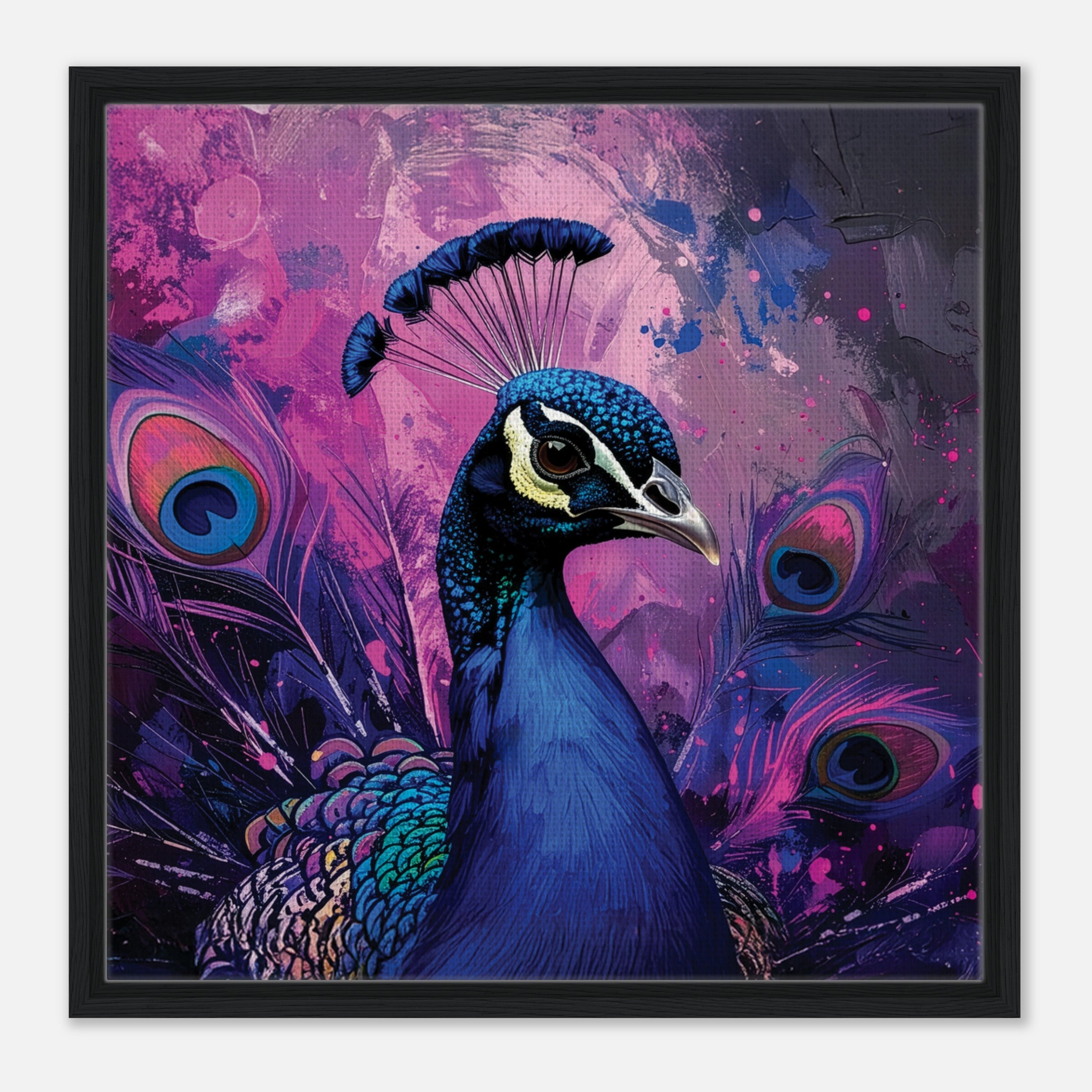 Framed Pierre Peacock Canvas Print