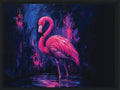 Framed Flamingo Canvas Print